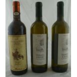 RONCO TREBBIANO RUBICONE NV, 2 bottles MELINI SANGIOVESE TOSCANA 2002, 1 bottle (3)