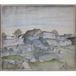 HENRY (HARRY) EPWORTH ALLEN R.B.A., P.S. (1894 - 1958) Framed, signed, watercolour over pencil on