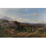 Framed, unsigned, oil on canvas, late 19th, early 20th Century English School, extensive rocky