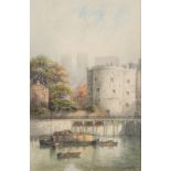 GEORGE FALL (1848 - 1925) A pair of framed, signed, dated 1881, watercolours on paper, both
