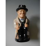 A Royal Doulton 'Winston Churchill' Toby jug.