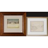 HENRY (HARRY) EPWORTH ALLEN R.B.A., P.S. (1894 - 1958) Two framed, signed, works on paper, to