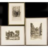 JAMES PRIDDEY R.B.S.A., F.R.S.A. (1916 - 1980) Four framed, signed in pencil to margin,