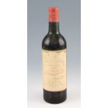 Chateau Mouton Rothschild 1959. Mid shoulder fill level. Good label and capsule.