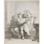 After RICHARD COSWAY R.A. (1742 - 1821) Framed, unsigned, stipple engraving on paper, engraved by