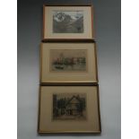 Pair of HENRY G WALKER (1876-1932) framed, glazed, signed, 19th Century, prints, one seascape