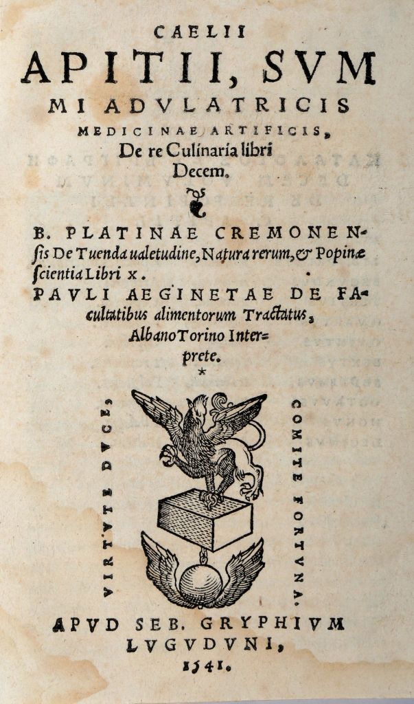 Apicius Coelius. De Re Culinaria libri Decem. B. Platinae Cremonensis De Tuenda valetudine, Natura - Image 4 of 4