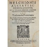 Alciati Melchiorre, 1600. Responsum seu Tractatus de praecedentia inter feudatarium caesarei,