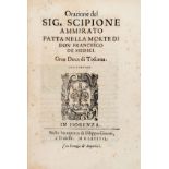 Ammirato Scipione, 1587. Orazione...fatta nella morte di don Francesco de Medici, gran duca di