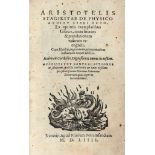 Aristoteles, 1554. De physico auditu libri octo . Venetijs: apud Plinium Petramsanctam, 1554. In-8°