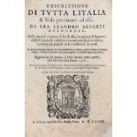 Alberti Leandro, 1581. Descrittione di tutta l'Italia & isole pertinenti ad essa...Con le sue