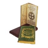 Two Tilt's miniature almanacs comprising; Miniature Almanac for 1855, in leather cover with