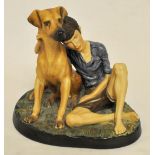 A Royal Doulton figure of a boy with a dog 'Buddies' HN2546.