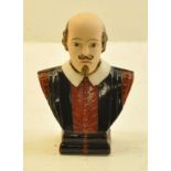 A Goss Bust of Shakespeare published by William Pearce, Stratford upon Avon, 4" (10cms) high.