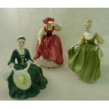 A Royal Doulton Figure "Buttercup", HN2399; another "Fair Lady" and another "Lady from