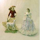 A Royal Worcester limited edition Figure "The Last Waltz" no. 661/12,500, and another "Millie"