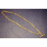 A 9ct gold belcher link Neck Chain, 7 grams.