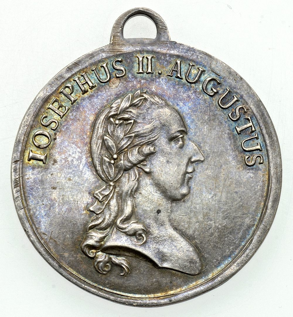 Giuseppe II, medaglia premio per Mantova -  Joseph II., Silberne Prämienmedaille für Mantua