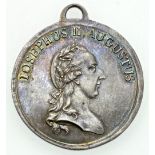 Giuseppe II, medaglia premio per Mantova -  Joseph II., Silberne Prämienmedaille für Mantua