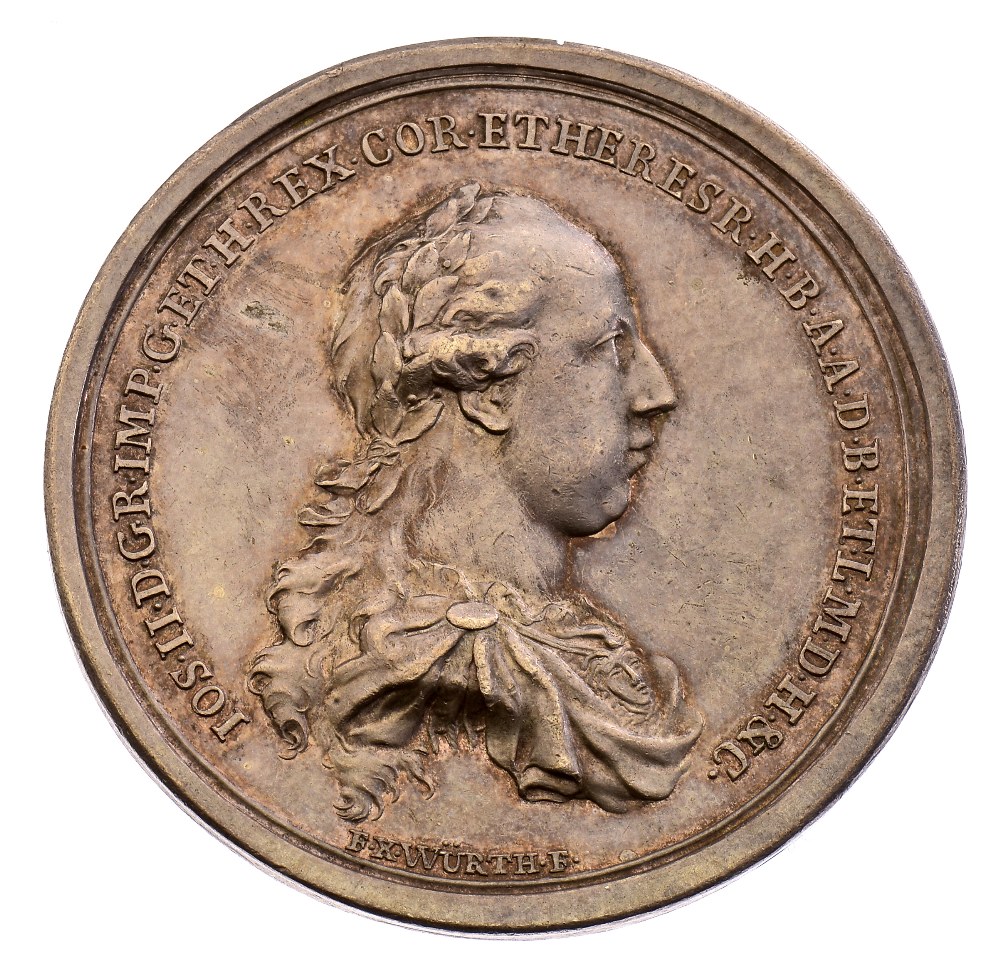 Giuseppe II, „Gnadenmedaille“ (posteriore al 1765) - Josef II., Silberne Gnadenmedaille (nach 1765)