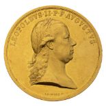 Leopoldo II, “Gnadenmedaille“ senza data (1790) -  Leopold II., Silberne Gnadenmedaille (1790)