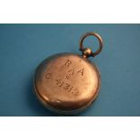 A Royal Artillery silver full hunter gentleman's pocket watch, Birmingham 1914.