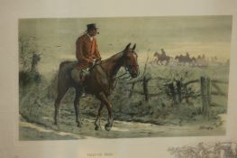 Charles Johnson Payne (Snaffles) lithograph in colours "Tally-Ho Back" signed and blind stamped.40