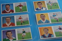 Topical Times Periodical Footballers, panel portraits, coloured 1936 full set of 16 and Chix