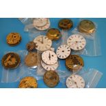 A quantity of watch movements, various.