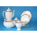 A Wedgwood  "Osbourne" dinner service comprising tureen, oval dish, 2 gravy boats, oval meat