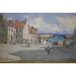 Thomas Swift Hutton  c.1875-1935  Watercolour  Signed  "Dunbar"  22 cm x 28.5 cm