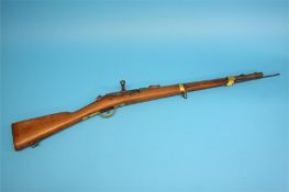 A French Chassepot bolt action rifle.