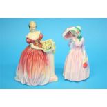 Two Royal Doulton figures 'Roseanna', HN1926 and 'Miss Demure', HN1402. (2)