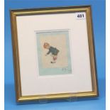 H* H*  Early 20th century Scottish School  Watercolour  Signed with initials and dated 1914  "A