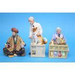 Three Royal Doulton figures 'Omar Khayyam'', HN2247, 'Thanks Doc', HN2731 and 'The China