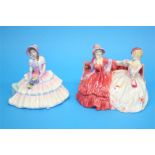 Two Royal Doulton figures 'The Gossips', HN2025 and 'Day Dreams', HN1731. (2)