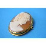 A small Continental Cameo brooch.