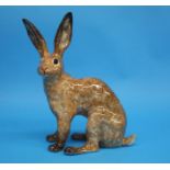 A large Winstanley Hare.  36 cm high