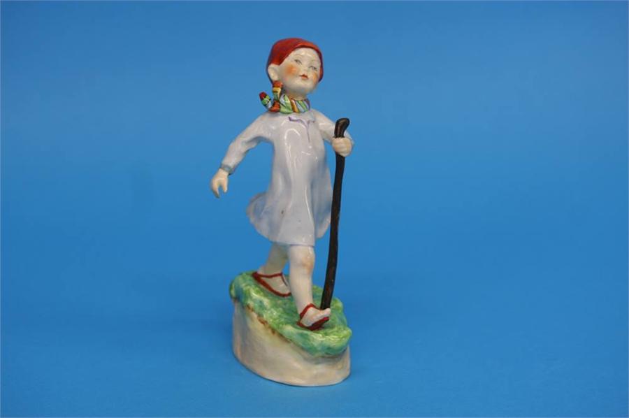 A Royal Worcester figure 'Thursday's Child has far to go', numbered 3260 and 'Tuesday's Child is - Image 10 of 18