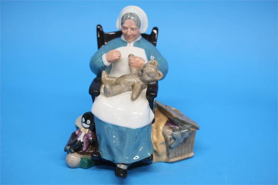 Three Royal Doulton figures 'Silk and Ribbons', HN 2017, 'The Foaming Quart', HN 2162 and 'Nanny', - Image 24 of 24