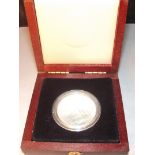 One ounce fine silver Britannia 2000 £2 coin. Boxed