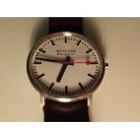 Mondain SBB CFF FFS official Swiss railways watch, 30332, gents.