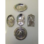 Preston's of Bolton silver pin dish commemorating Samuel Crompton, Birmingham, 1927, Albert Edward