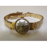 9ct gold vintage Tudor Royal (Rolex) ladies cocktail watch. Total gold weight not including movement