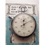 A Smiths timer British Rail (BR) R.E.B. (M) 8-18 stop watch in the original box.