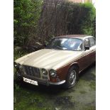 A 1971 Jaguar 4.2 XJ6 4235CC. Petrol saloon car. Engine number C1L1559448W. One owner since 1976.