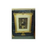 Exquisite quality Masonic emblematic gilt framed picture highlighted in body colour of Prince