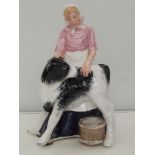Royal Doulton figure 'country maid ' HN3163 modelled by Adrian Hugher , height 22 cm