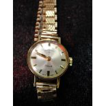 A 9ct Rotary ladies watch