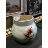 A French art pottery vase
